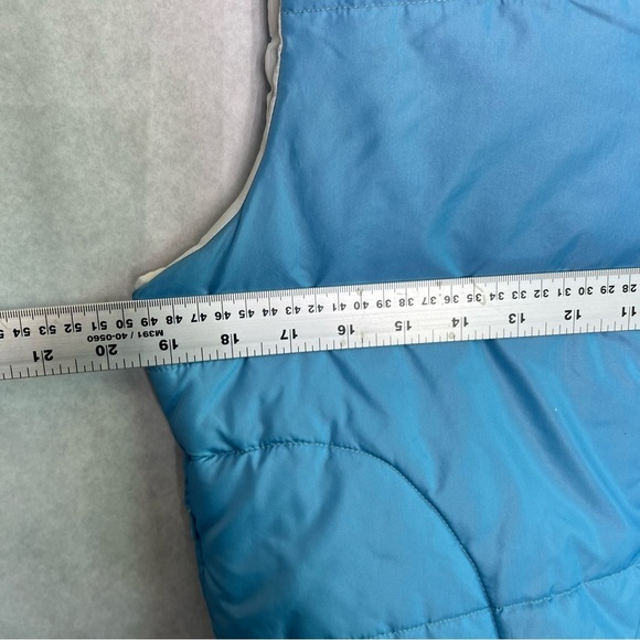 Vintage Guess Puffer Vest Jacket large blue - Picture 5 of 10